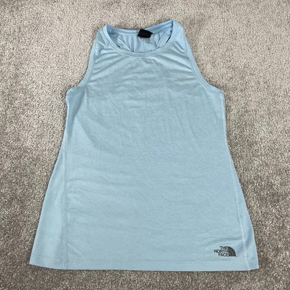 North Face Tank Top Womens Extra Small Racerback Active Light Blue